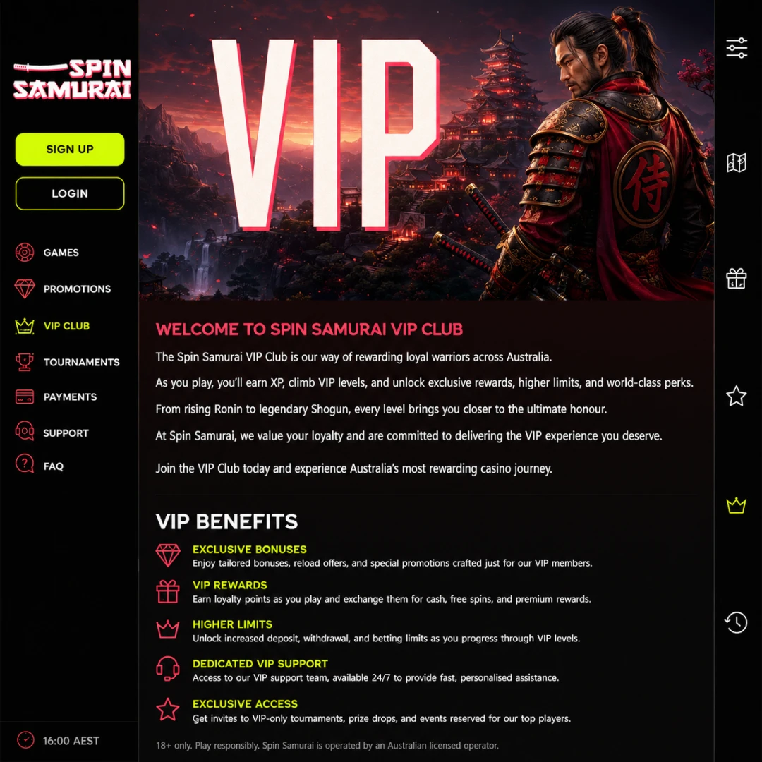 Spin Samurai VIP